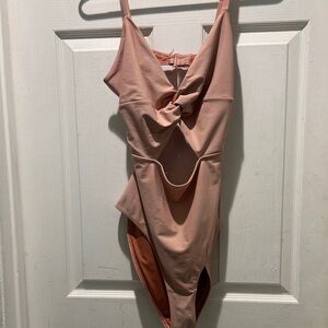 Forever 21 Plus Tan Clay bathing suit